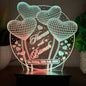 Heart Round Shaped Customized Lamp
