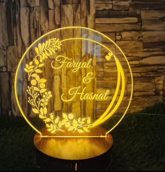 3D Stylish Customized illusion Lamp