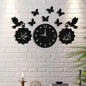 3D Islamic Wooden Wall Clock With Light
