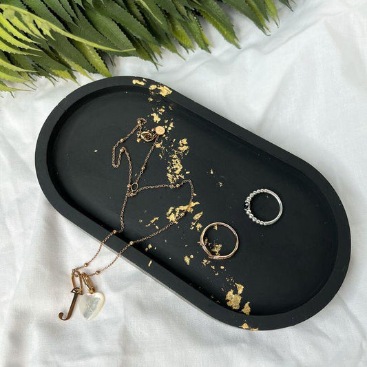 Gold Foiled Oval Tray