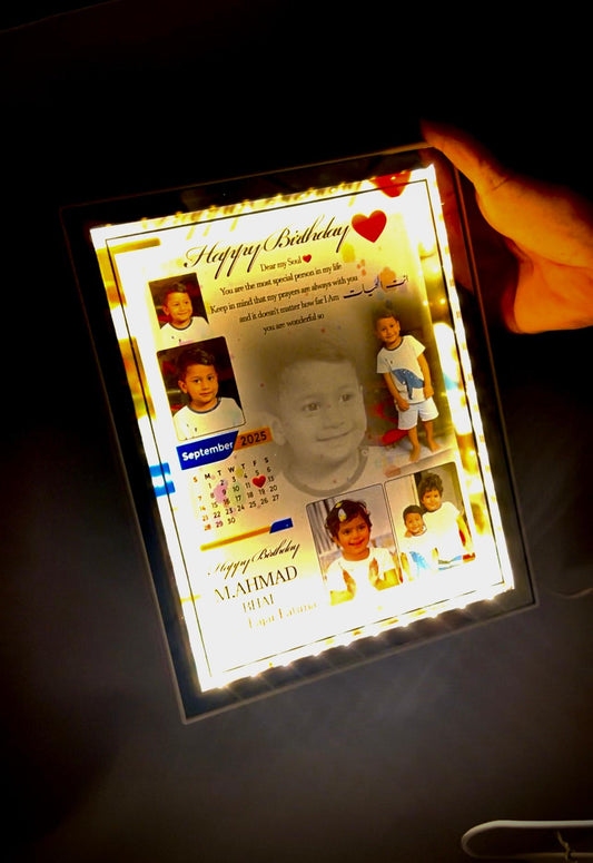 Megical mirror photo frame