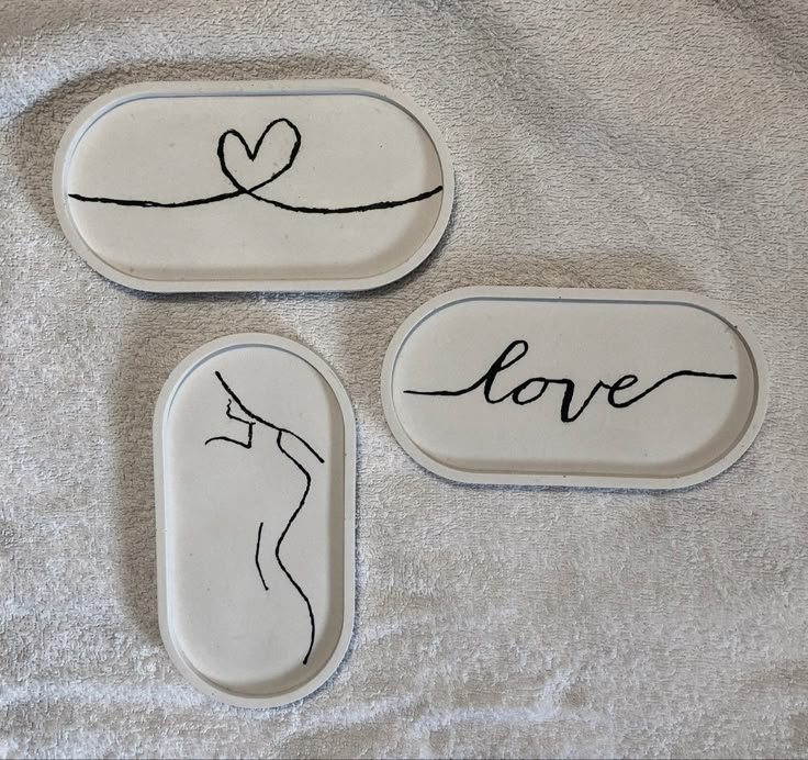 Oval Trinket Tray (Pack of 3) - Decorative Tray